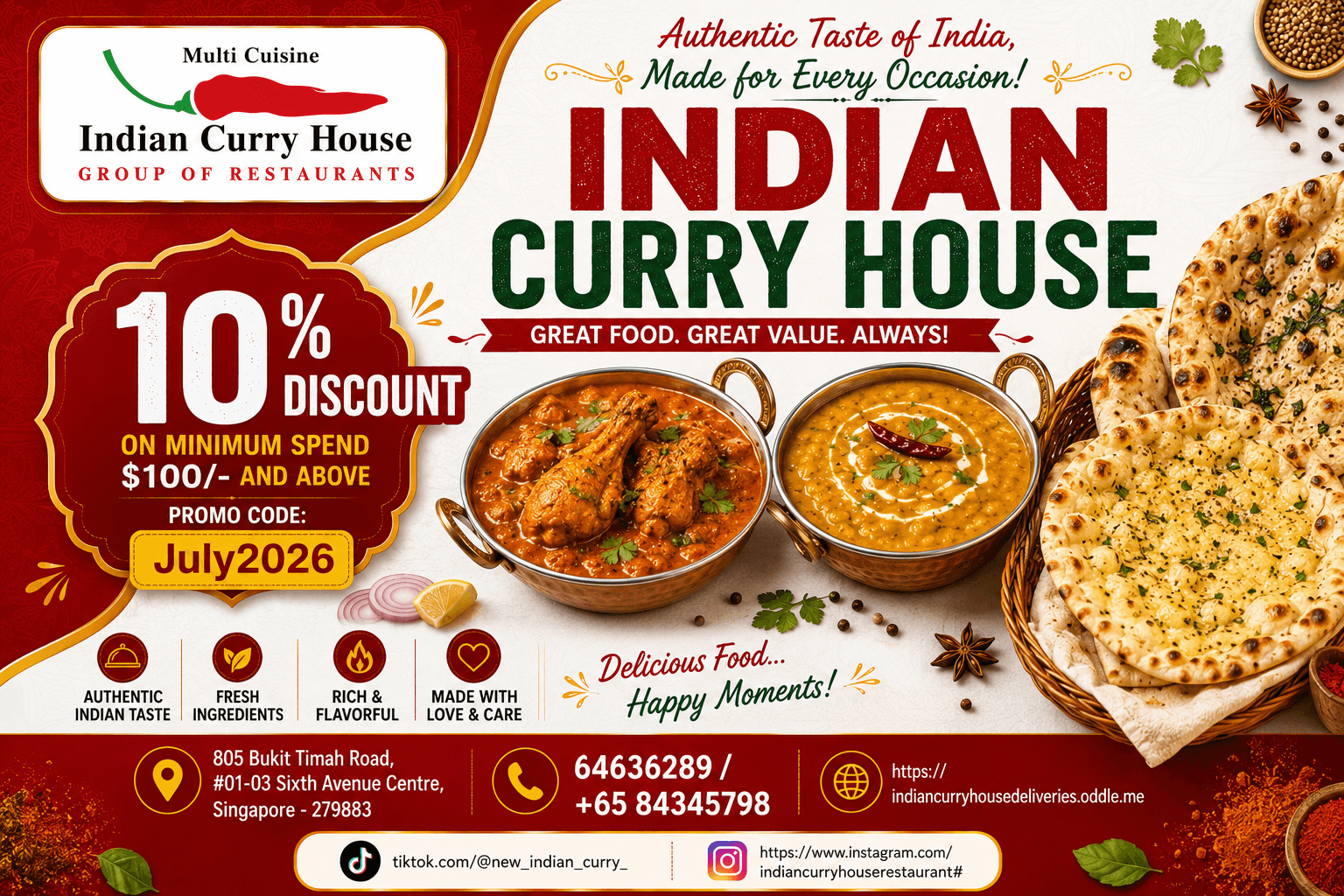 Use Code : July2026 & Get 10% Dis. Minimum Order $100/-
